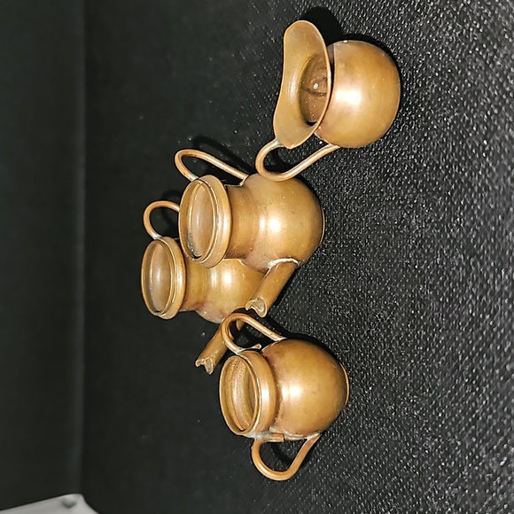 Miniature metal watering can set - Picture 1 of 4